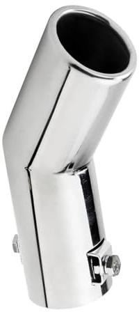Cola Escape Doble Salida Para Mazad Sistema Escape Tubo Final Silenciador Acero Inoxidable Punta Redonda Curva 51 Mm