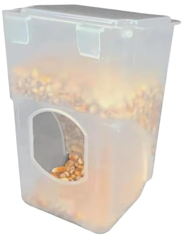 Mangiatoia per Uccelli | Dispenser Cibo Automatico Accessorio Stazione di Alimentazione per Animali Domestici - Mangiatoia per Uccelli in Gabbia | Per come Calopsitta Canarino Cacatua Parrocch