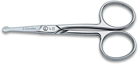 TIJERA BEBE CURVA INOX 4 D 3C