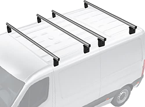 Menabo Dachträger Querträger für FIAT Ducato 2014-2025 Grundträger Alu Silber 4X