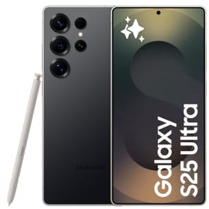 Samsung Galaxy S25 Ultra 256GB Teléfono Móvil con IA, Galaxy AI, 12GB RAM, Cámara 200MP, Dual SIM, IP68, Garantía del Fabricante 3 Años + 1 Año Extra, Titanio Negro (Versión Española)