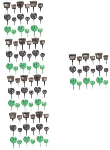 HEMOTON 5 Ensembles Boîte À Engrais Panier D'engrais Pour Bonsaï Accessoire De Jardinage De Plantes De Bonsaï Nursery Patrimulation De Plein Air Plastique 30 Pièces * 5