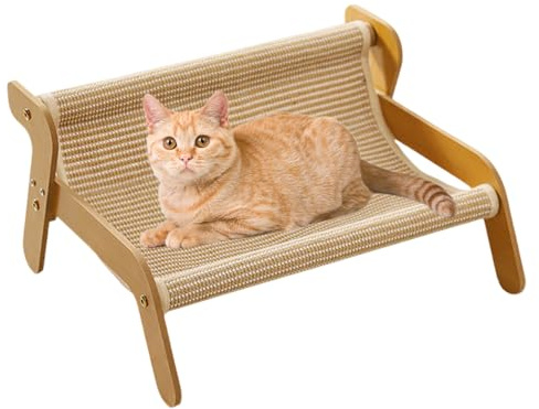 Letto Per Graffio Per Gatti - Tavola Da Graffi Di Gattino | Pad Scratch Durabili | Graffi Di Cartone | Organic Catnip | Protettore Di Mobili Graffianti In Legno Di Sisal Per Gatti Resto Interno E Area