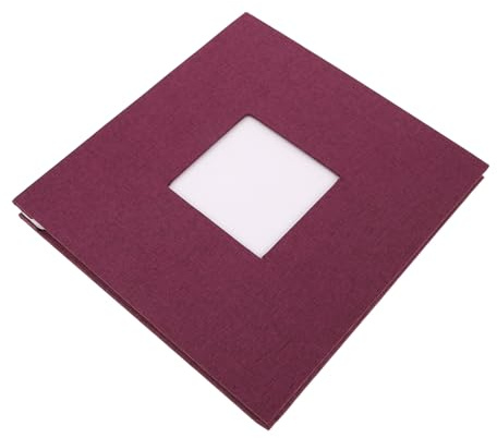 Cabilock Álbum De Fotos Autoadhesivo Álbum De Recortes Adhesivo De Boda Con Ventana