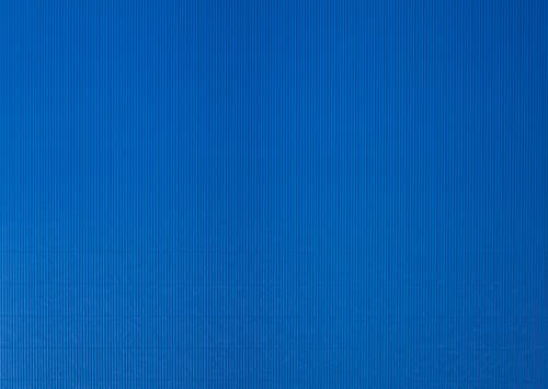 folia Wellpappe, 70 cm x 50 cm, 260 g/qm, Basteln, Blau