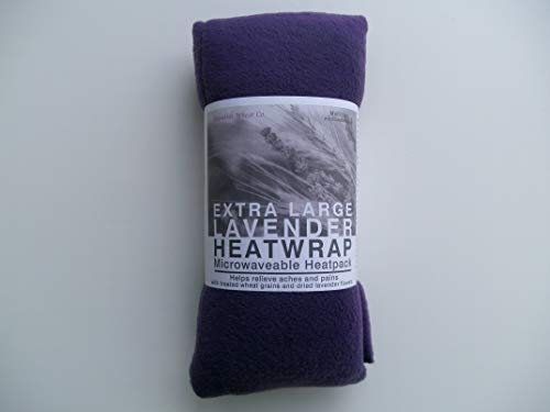 Microwave Fleece Wheat Bag with Lavender - Purple - Size LARGE