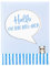 goldbuch Babytagebuch, Ich bin neu hier, 21x28 cm, Leinenstruktur, 44 illustrierte Seiten, Blau, 11 805