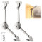 BREANIFULL 2 Stuck Klappenhalter Softclose Deckelstützscharniere Deckelstützscharniere mit Schrauben und Inbusschlüssel für Küchentür, Kleiderschrank Öffnungswinkel 75 °/ 90 °/ 110°