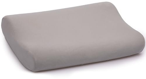 Luxoon Kissenbezug für Gesundheitskissen – 95% Baumwolle / 5% Elasthan, Atmungsaktiv und Hautfreundlich, Waschbar, Für Komfort und Hygiene 1er Pack 30-45 x 50-65 cm, Grau