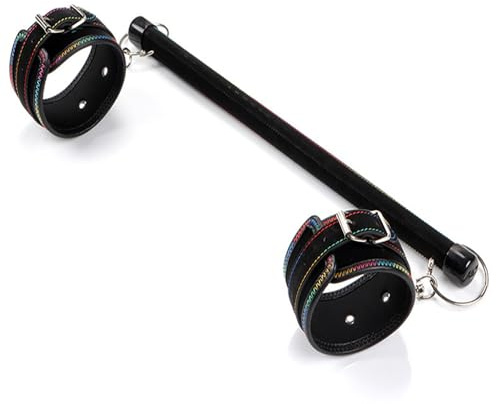 Entraves Bondage avec Barre d’Écartement – Menottes pour Chevilles pour Femme, Jouet Érotique BDSM pour Adultes et Jeux de Flirt