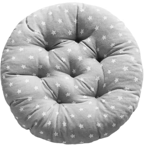 VANZACK Cojín de Suelo Redondo de Estilo Japonés Almohadilla Gruesa para Sillas de Oficina y Asientos de Coche para Interior y Exterior Transpirable y Duradero