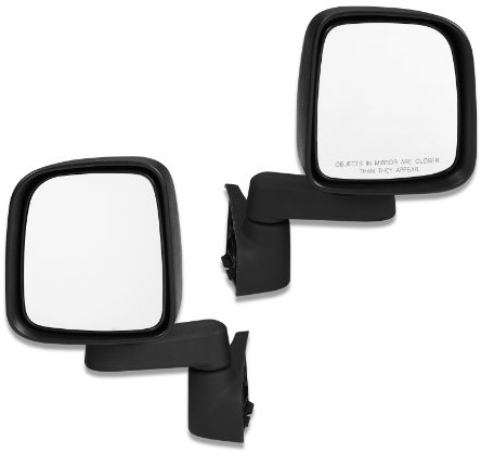 Bestop 5126101 HighRock 4x4 Replacement Mirror Set for Wrangler 1988-2006