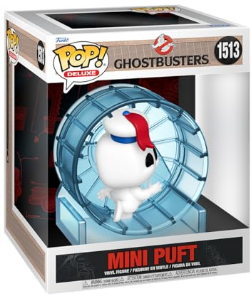 Funko POP! Deluxe : Ghostbusters: Frozen Empire - Mini Puft in Wheel - Vinyl-Sammelfigur - Offizielle Handelswaren - Spielzeug Für Kinder und Erwachsene - Movies Fans
