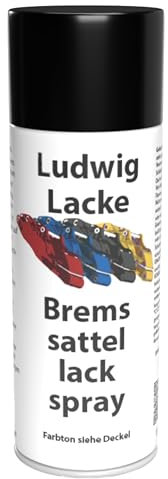 LudwigLacke Spray de peinture pour étrier de frein - Noir - 400 ml
