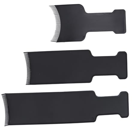Healeved Outil De Brossage 3 Pièces Pour Coloration Capillaire, Peigne Pour Mèches Et Surbrillance, Adapté Coiffure Maison