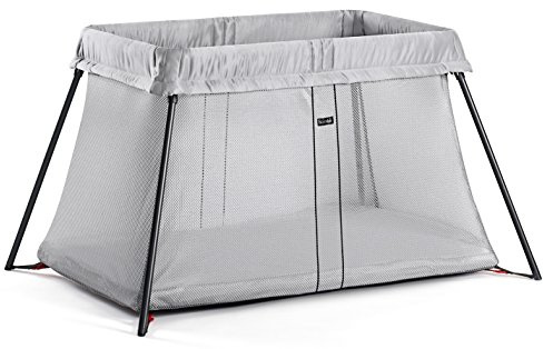 BabyBjörn Travel Crib Light, Silver, One Size