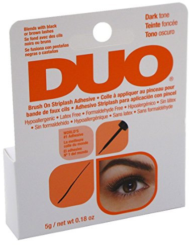 Duo Brush-On Adhesive Dark Tone 0.18oz (6 Pack)