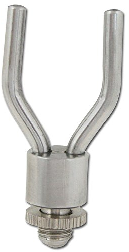 Angel Domäne Rutenauflage Edelstahl V-Type