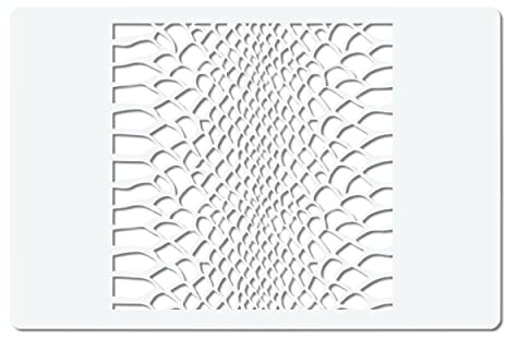 Stencil a pelle di serpente dei Herterich Products| Design preciso per graffiti e tatuaggi | Riutilizzabile e resistente ai solventi