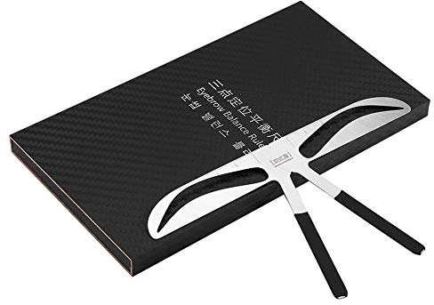 4 Types Eyebrow Ruler Tattoo Design Caliper Mold, Eyebrow Shaping Ruler, Permanent Balance Size(03#)