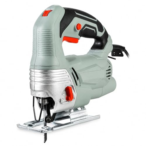 KOMBO – JobSelect 650W grön sticksåg med pendelaction och FASTBLADE bladbyte, 0–3 000 rpm, kabel 1,8 m – träkapningskapacitet 65 mm – för plast, trä och metall – 1 ark ingår