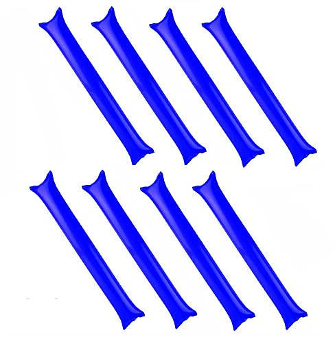 40 PCS Thicken Bam Bam Thunder Sticks Cheering Sticks Cheerleading Cheering Sticks for Sports Cheers Ball Dance Basketball Football Noisemakers (Blue)