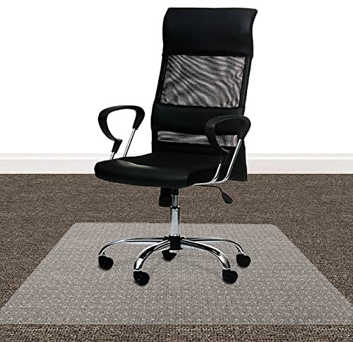 NOVA FORMA Bodenschutzmatte DURA-MAT aus Polycarbonat - transparente Stuhlmatte für Teppichböden - bewährte Bürostuhl Unterlage für zuverlässigen Bodenschutz (75x120 cm)