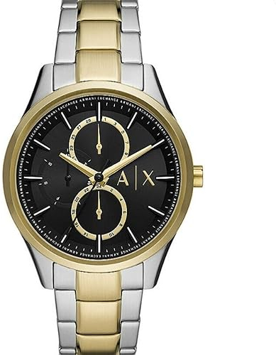 Armani Exchange Watch For Men, Chronograph Movement and 42mm Case Size with Stainless steel, Leather or Silicone strap