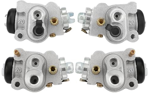 Cilindri ruota freno anteriori sinistro e destro (set di 4) per Honda TRX350 Fourtrax Rancher 350 2000-2003 TRX300FW Fourtrax 300 4X4 1988 1990-2000