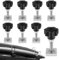 T-Nut Adapter M6-35mm 8 Stück T-Nut Adapter Nutensteine, T-Nut Nutensteine M6, Edelstahl Nutensteine Dachträger mit Sterngriffmutter M6, für Dachträger Relingträger Dachbox