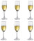 Classic Champagne Flutes Set of 6 Premium 6 Ounce Stemmed Champagne Glasses, Clear Sparkling Wine Glasses Ideal for Celebrations and Special Occasions Perfect for Champagne and Wine Lovers