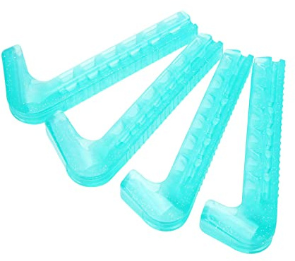 Cryfokt Protectores de Patines de Hielo, Cubiertas de Cuchillas Ajustables para Patines Artísticos de Hockey, Protector de Cuchillas de Patín con Instalación de Resorte Duradero para Hombres, (#4)