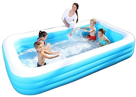 KFGISD, Familjesimbassäng Barnpool Stor oval Privat pool Utomhusträdgårdar Fäste Förtjockning Sommar Sommarbarnpool,Uppblåsbara pooler