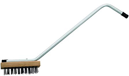 Winco Steel Wire Broiler Bristle Brush, 7-Inch