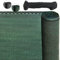 BB Sport Sichtschutz Zaunblende 150 g/m² Schattiernetz Tennisblende inkl. Nylonkordel UV-resistent reißfest windfest 7 Jahre Garantie auf Material* - Grün 1.8m x 5m