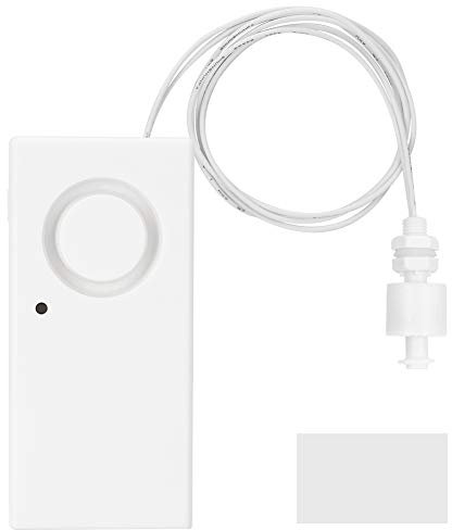 Wassermelder, Wassersensor Kabelloser Wasserleckmelder Tonalarmsensor mit Schwimmer Wasserlecksensor für den Heimgebrauch für den Wasserreiniger im Aquarium