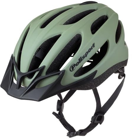 Polisport Unisex-Adult Helmet Sport-Flow-(L=58/62) Helm, Mattgrün, L