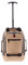 GLADIATOR Koffer Rucksack mit Rollen, Handgepäck, Fleece, beige, cabina, Tasche mit Rädern und Rucksack, Maße unter dem Sitz RYANAIR