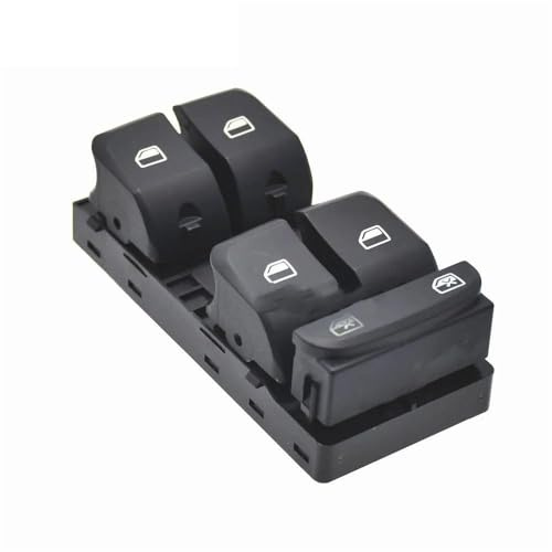 LyTTuu Auto Interruttori Pulsantiera Alzavetri per Audi A4 B8 A5 Q5 2007-2012 8KD 959 851 8K0 959 851D,Alzavetro Interruttore Alzacristalli Comando Elettrico Pulsante Controllo Principale