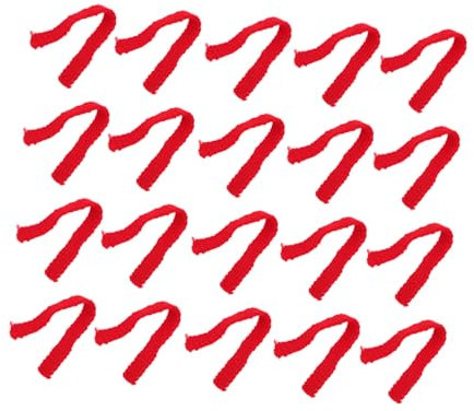 ERINGOGO 20stücke Mini-schals Und Kreative Spielzeug-Accessoires Für Weihnachten Puppendekorationen Party Und -Dekorationen Strapazierfähigem Material