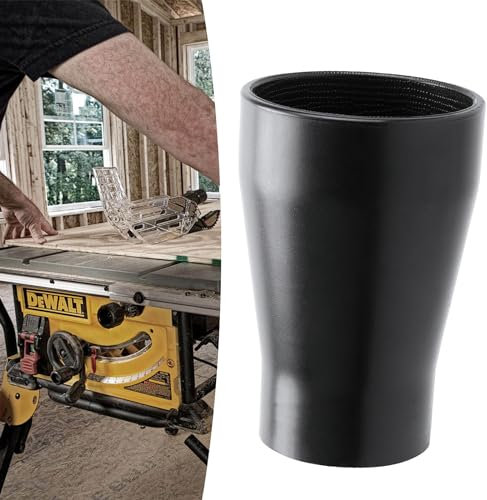 Tischsägen-Staubsaugeradapter Ersatz für Dewalt DWE7491RS DWE7491 Tischsägen-Staubsammler, geeignet zum Anschluss von 5,1 cm Tischsägenauslass, verbunden mit 4,8 cm Ladensaugerschlauch, 1 Stück