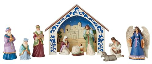Enesco Jim Shore Nativity Set Of 10 Figurine