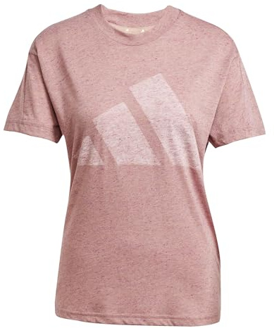 adidas Women's Essentials Winners T-Shirt, Warm Clay/White, M