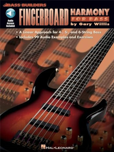 Fingerboard harmony for bass guitare basse +cd