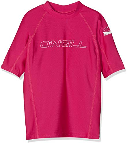 O'Neill Wetsuits Mädchen Uv Schutz youth basic skins S/S crew, Watermelon, 6, 3345-182