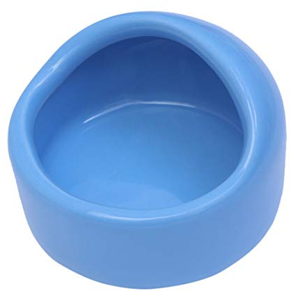 POPETPOP Guinea Food Bowl Hamster Feeding Bowls Pet Ceramic Food Bowls for Small Animal Rodents Gerbil Hamster Food Bowl
