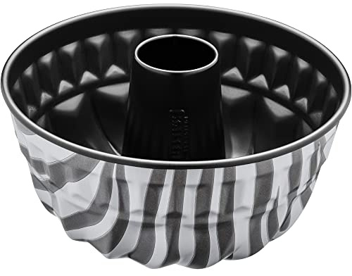 Original Kaiser Go wild! Gugelhupfform 22cm, Gugelhupf Backform rund, Kuchenform antihaftbeschichtet, zebrafrica, zebramuster