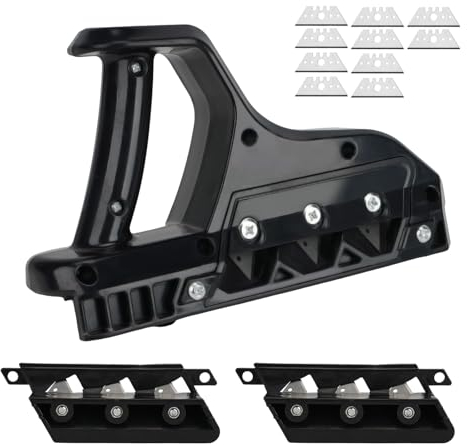 Handhobel Zum Schneiden Von Gipskartonplatten,Gipskarton Plattenschneider,Kantenhobel Mit Dreifachklinge,45 ° Und 60° Gipskarton Hobel FüR Die PlattenstäRken 9,5 & 12,5mm