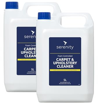 Premium Concentrated Carpet & Upholstery Shampoo for Vacuum Extraction Machines Wild Fig & Cassis Scent 5 Litre Pack of 2