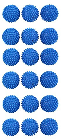 KEALBAUS 18 pezzi x sfera ammorbidente palla ammorbidente palla di lavaggio in resina riutilizzabili - blu